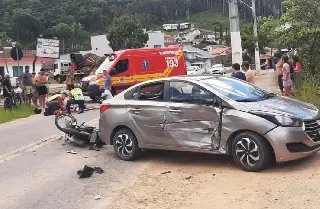 Manhã de domingo é marcada por acidente grave no São Pedro - 1