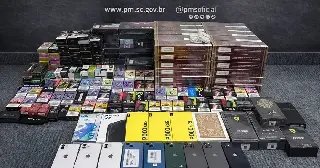 PM divulga foto de contrabando do Paraguai apreendido em Botuverá - 1