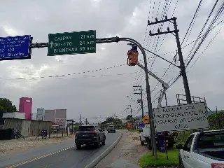 Cerca de 150 novas luminárias de LED são instaladas na Rodovia Ivo Silveira - 1