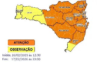 Calor acima dos 35°C e temporais marcam a semana em SC - 1