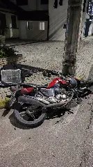(VÍDEO) Colisão violenta em Brusque deixa motociclista gravemente ferido - 2
