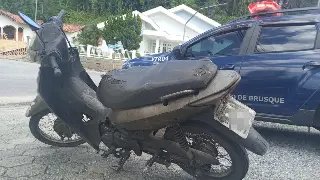 Motocicleta em situação irregular é flagrada durante ronda da GTB - 1