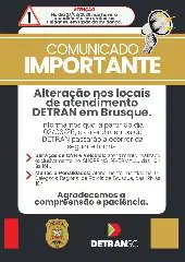 Mudança no atendimento do Detran/SC em Brusque entra em vigor a partir de 2 de março - 1