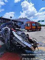 Bombeiros dão mais detalhes de acidente violento em Gaspar - 1