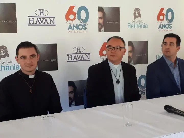 Comunidade Bethânia apresenta show com Padre Fábio de Melo, em São João Batista