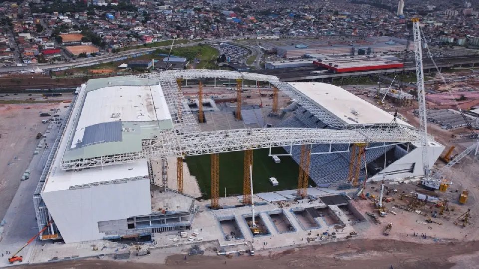 Liberada obra nas arquibancadas do Itaquerão