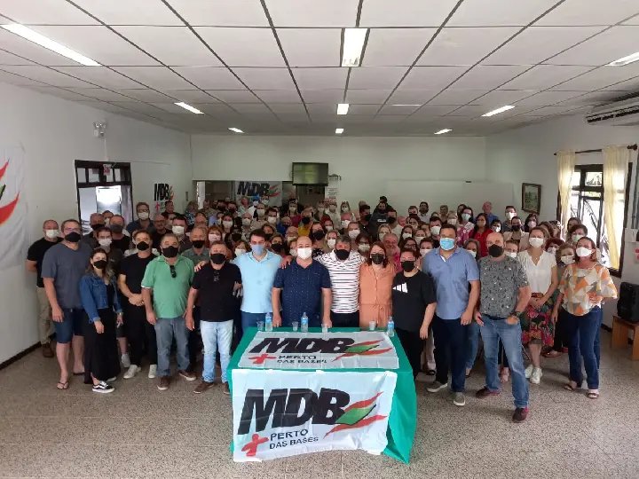 MDB de Brusque se re&uacute;ne e discute elei&ccedil;&otilde;es 2022