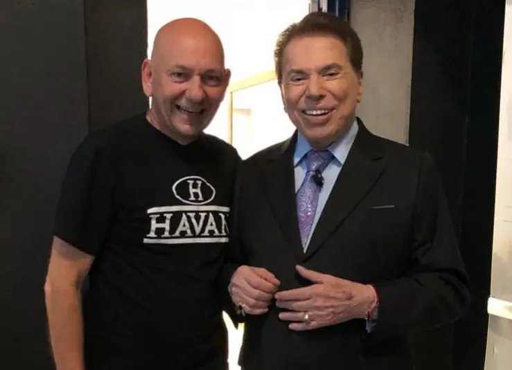 Luciano Hang se encontra com Silvio Santos 