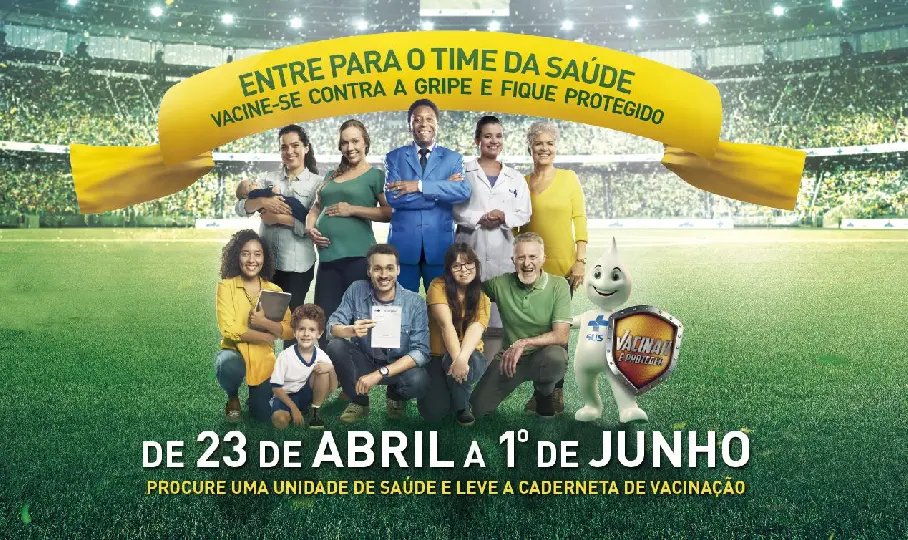 Hoje é o Dia D da Campanha de Vacinação contra Influenza