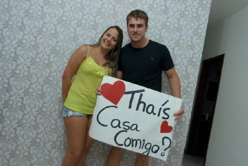 Thaís, casa comigo?