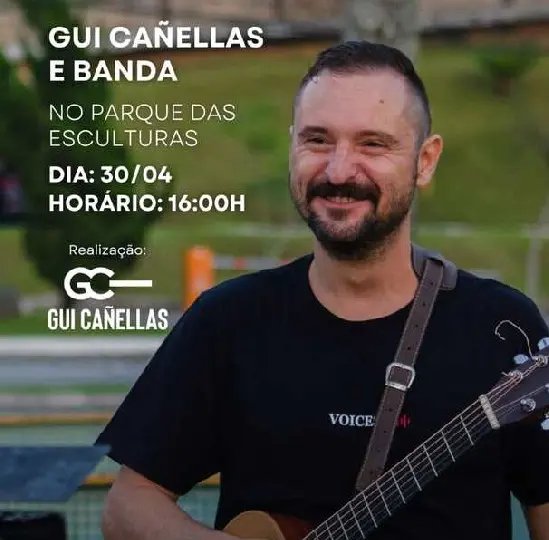 Artista Gui Ca&ntilde;ellas faz show de lan&ccedil;amento da can&ccedil;&atilde;o &ldquo;Aqui e Agora&rdquo;