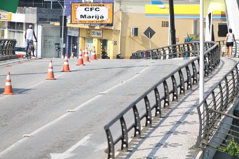 Ponte Irineu Bornhausen está interditada nesse sábado e domingo