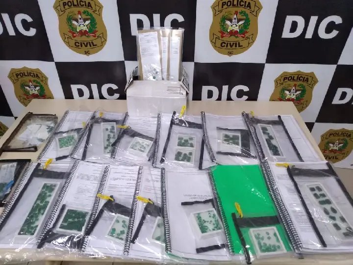 Brusque: Pol&iacute;cia Civil apreende aproximadamente R$ 1 milh&atilde;o em pedras preciosas
