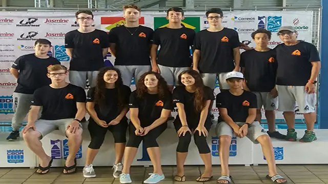 Brusquenses no pódio no Campeonato Absoluto de Natação 