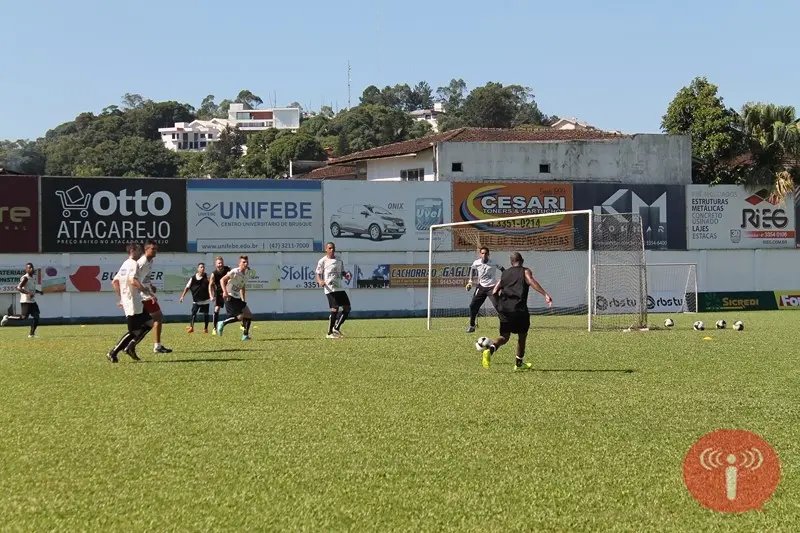 Treino descontraído para encerrar preparação