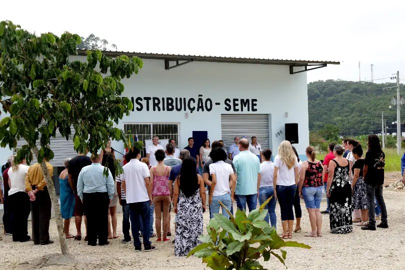Inaugurado Centro de Distribuição da Alimentação Escolar de Guabiruba