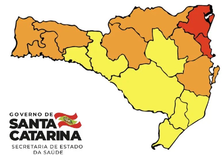 Duas regi&otilde;es seguem classificadas como grav&iacute;ssimo na matriz de risco potencial para Covid-19