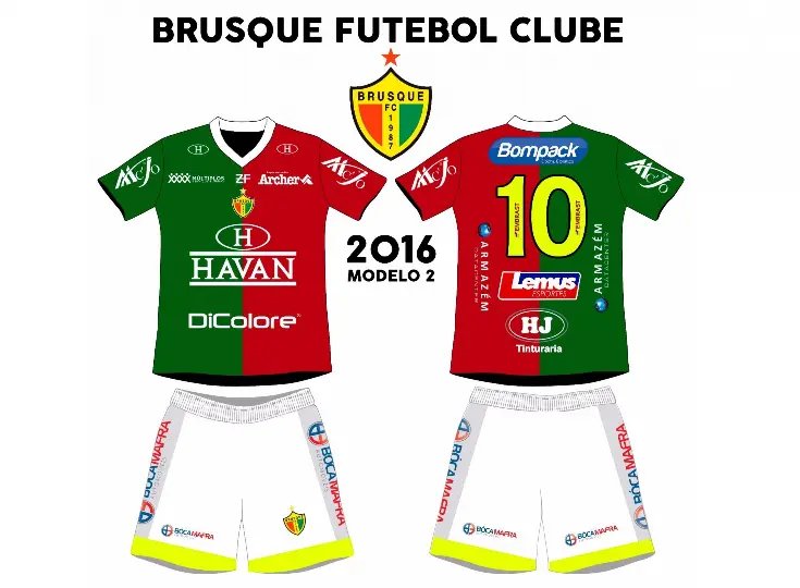 Brusque FC confirma uniformes para 2016