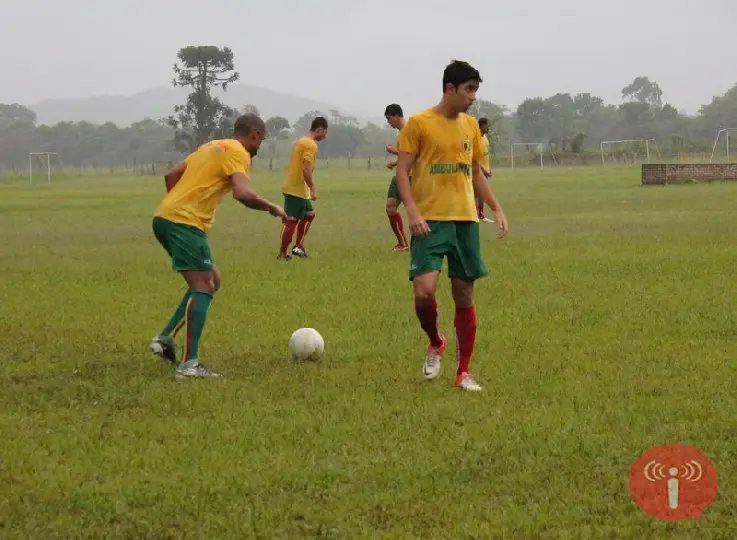 Treino forte debaixo de chuva