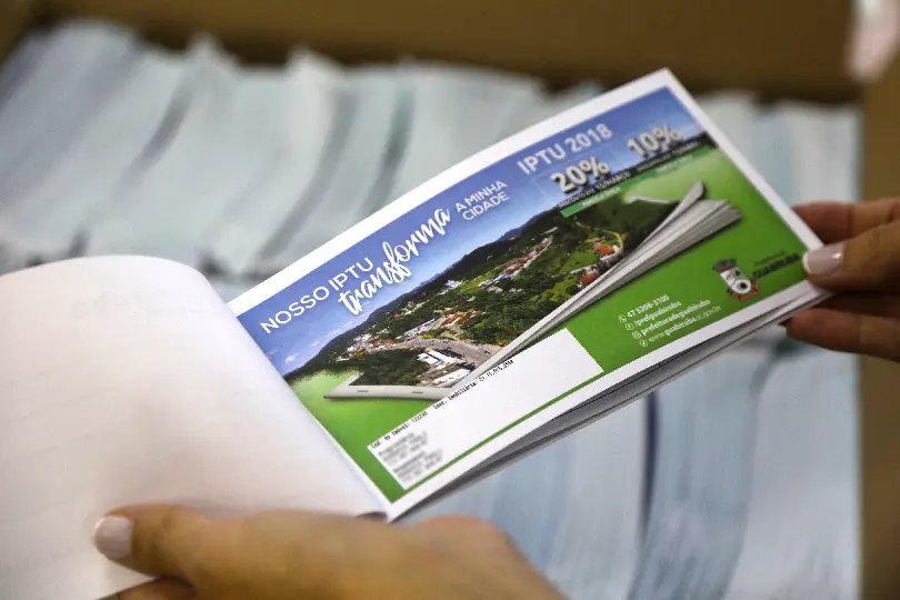 Guabiruba vai começar a entregar os carnês do IPTU