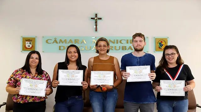 Conselheiros tutelares de Guabiruba tomam posse