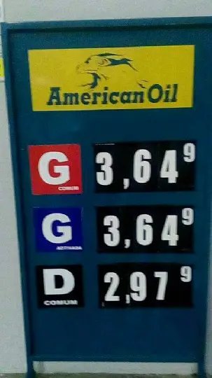 Gasolina a R$ 3,64 o litro, somente nesta quarta-feira
