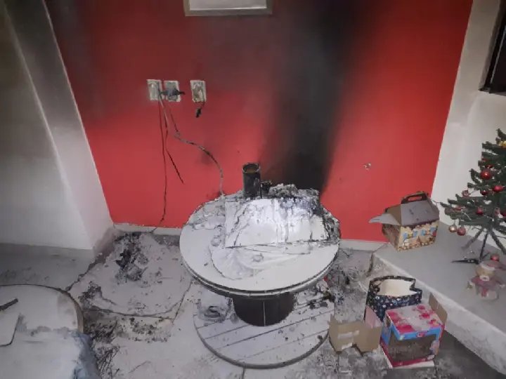 Inc&ecirc;ndio atinge resid&ecirc;ncia no Souza Cruz