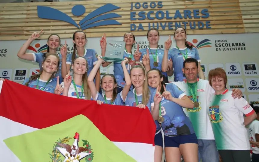  SC fecha jogos escolares com 33 medalhas
