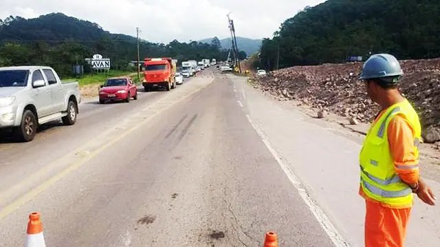 BR-470 terá interdições nesta sexta-feira em Gaspar
