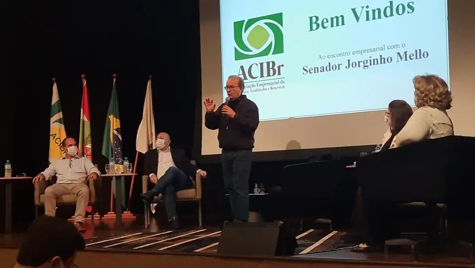 (V&iacute;deo) Jorginho Mello comenta sobre possibilidade de ser ministro ou disputa ao governo estadual