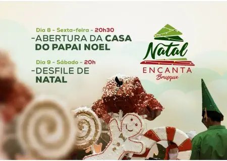 Desfile de Natal ′Encanta Brusque′ é no sábado (9)
