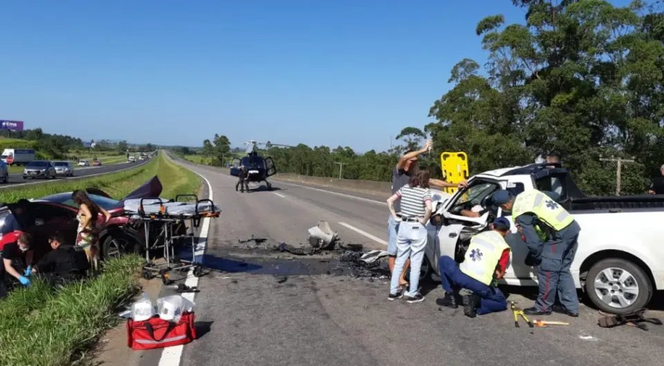 Idoso morre em grave acidente de tr&acirc;nsito