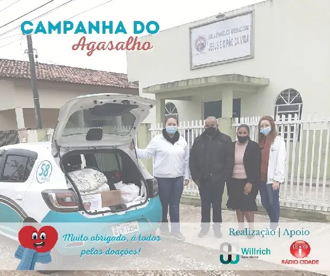 Laborat&oacute;rio entrega donativos arrecadados em a&ccedil;&atilde;o