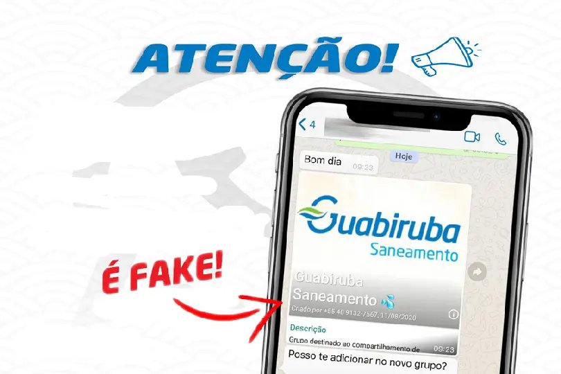  Guabiruba Saneamento alerta para golpe