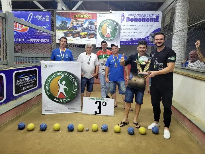 Equipe Bar e Cancha Venzon &ldquo;A&rdquo; &eacute; tetracampe&atilde; do Campeonato Municipal de Bocha