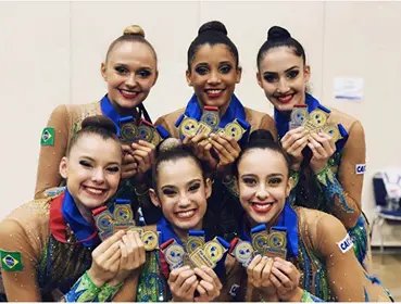 Brusquense conquista Panamericano de Ginástica Rítmica com a seleção