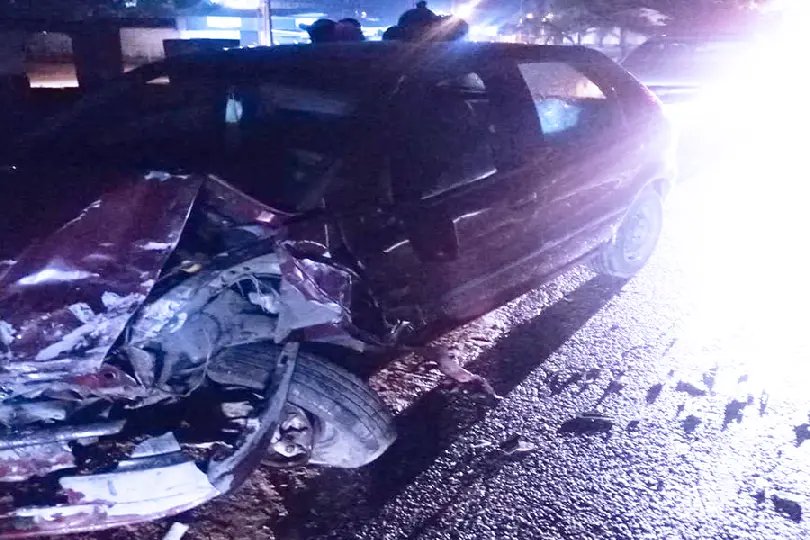 Grave acidente na Rodovia SC 410 envolve tr&ecirc;s carros