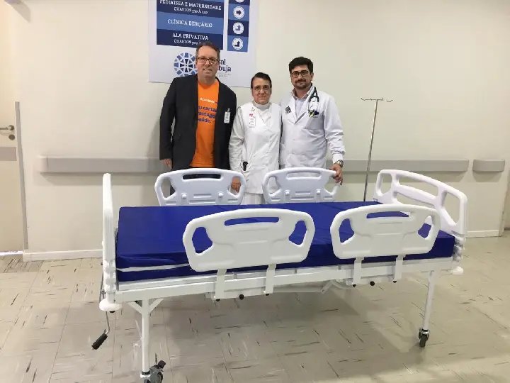 Hospital Azambuja recebe doa&ccedil;&atilde;o de novas camas hospitalares