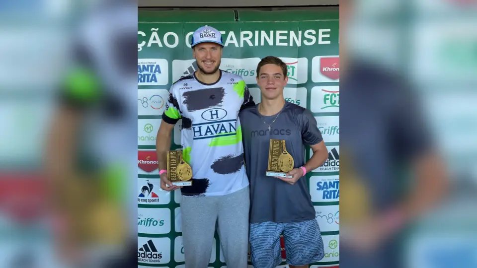 Andr&eacute; Baran e Matheus Buemo s&atilde;o campe&otilde;es em Florian&oacute;polis