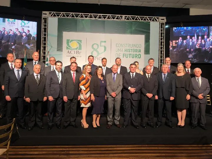 Diretoria da ACIBr gest&atilde;o 2019/2021 toma posse