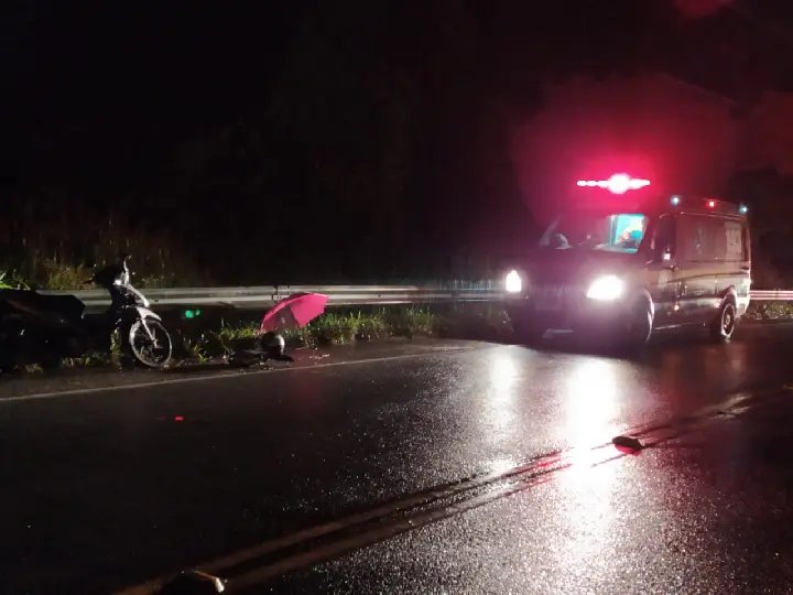 Homem fica ferido ap&oacute;s acidente na Rodovia Pedro Mer&iacute;zio