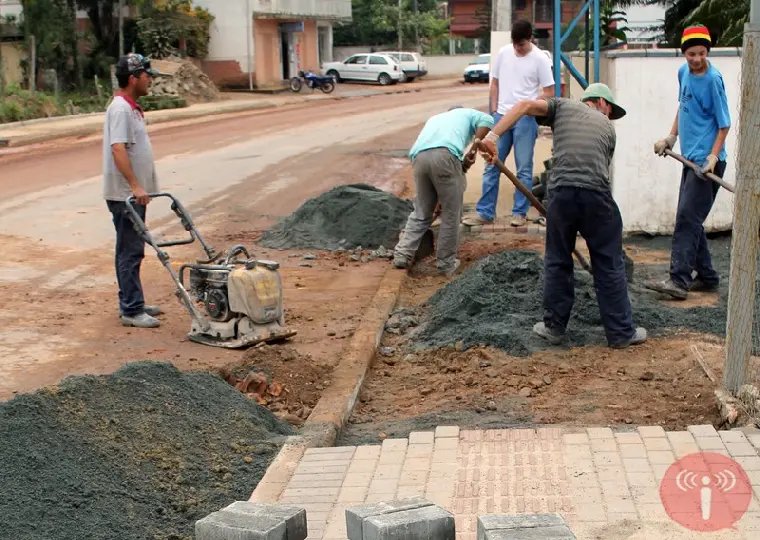Calçadas de Guabiruba são revitalizadas
