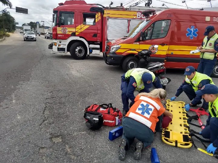 Homem fica ferido em acidente na Rodovia Ant&ocirc;nio Heil