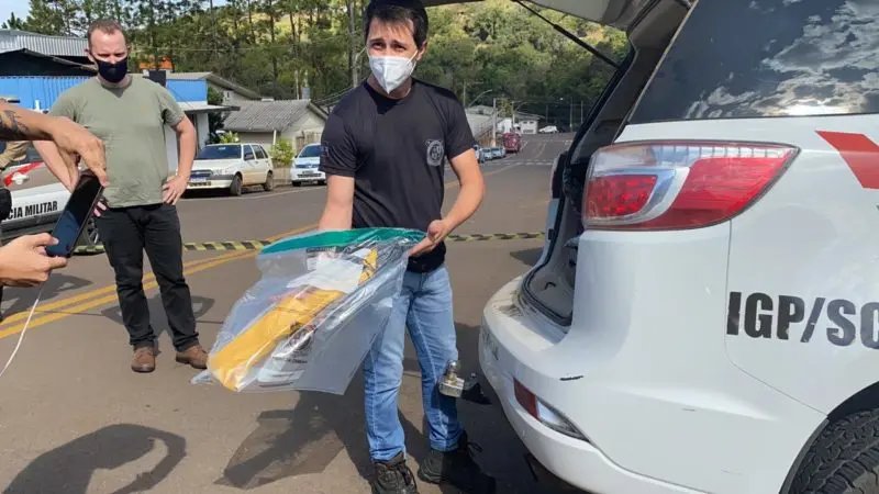 (V&Iacute;DEO) Tradicional espada japonesa foi a arma usada no crime em Saudades
