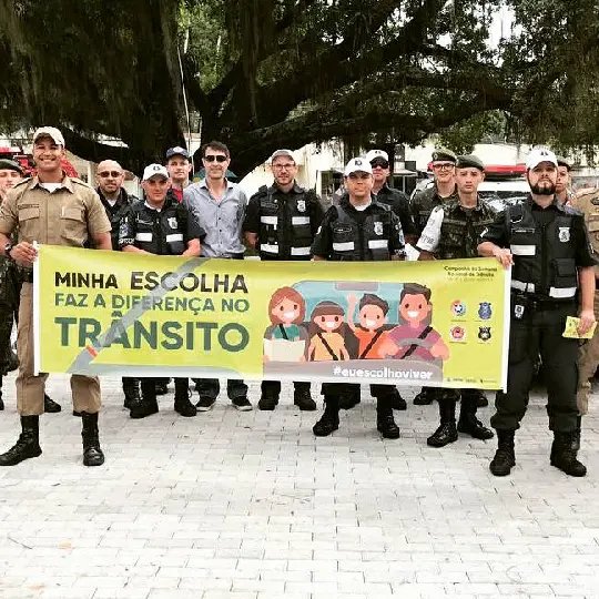 Forças de segurança iniciam Semana Nacional do Trânsito em Brusque