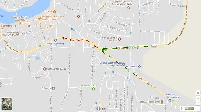 Veículos pesados terão restrição para circular no centro de Gaspar