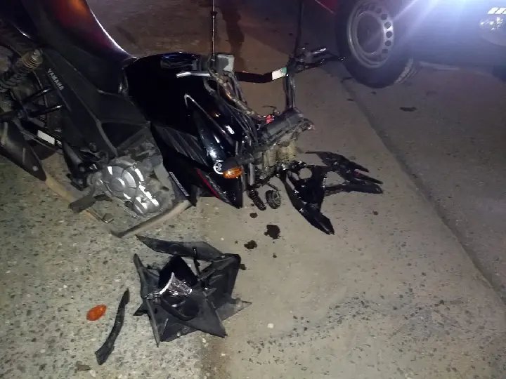 Mulher fica ferida em acidente no bairro Guarani