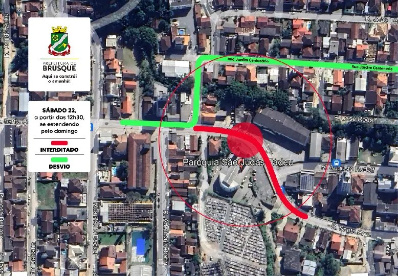 Rua do bairro &Aacute;guas Claras, ser&aacute; interditada para ve&iacute;culos no final de semana