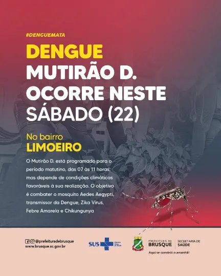 Secretaria de Sa&uacute;de realiza neste s&aacute;bado Mutir&atilde;o D
