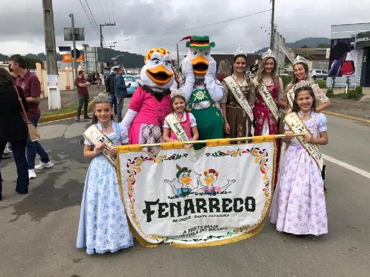 Fenarreco &eacute; divulgada no anivers&aacute;rio de Guaramirim